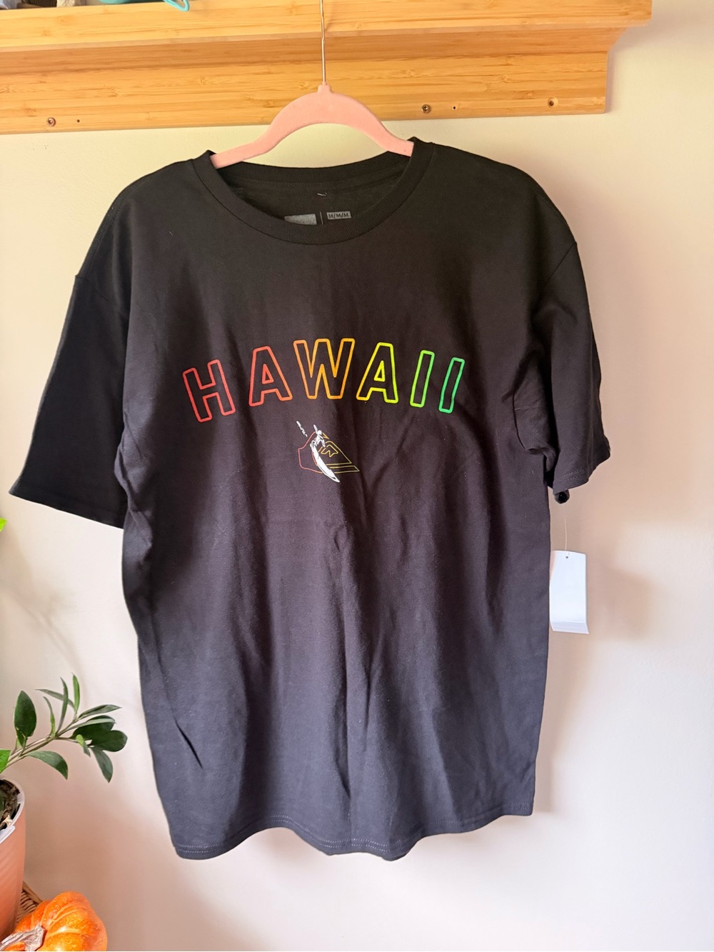 Hawaii Graphic Tee - Black mens T-Shirt